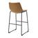 30 Inch Industrial Faux Leather Barstool (Set of 2) - Whiskey Brown by Walker Edison