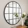 40 Inch Modern Round Window Wall Mirror by Walker Edison