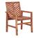 4-Piece Chevron Outdoor Patio Chat Set - Brown by Walker Edison