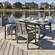 5-Piece Extendable Outdoor Patio Dining Set - Grey Wash by Walker Edison