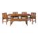 6-Piece Extendable Outdoor Patio Dining Set - Brown by Walker Edison