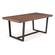 72 Inch Rustic Solid Wood Dining Table - Mahogany by Walker Edison
