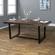 72 Inch Rustic Solid Wood Dining Table - Mahogany by Walker Edison