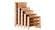 Willow 40 Inch Bookcase Natural by Comfort Pure