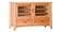 Willow 50 Inch Deluxe Media Cabinet Natural by Comfort Pure