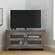 44 Inch Transitional Modern Farmhouse Wood Corner TV Stand - Grey Wash by Walker Edison