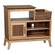 Addison 38"W Vinyl Record Station, Duet by Whittier Wood Furniture