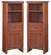 McKenzie Bookcase Headboard Piers, Glazed Antique Cherry by Wittier Wood Furniture