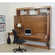 Avalon Hidden Bed with Desk and Built-in Hutch by Wallbeds