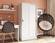 2-Sliding Door Wardrobe w/Louver Doors White by Palace Imports