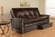 Futon Set - Full Size - Washington Rustic Walnut Frame, Mattress w/Removable Solid Cover