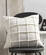White Pillow w/Raised Stripe Pattern by Prestige Furnishings