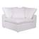 Clay Corner Chair Livesmart Fabric White by Moe's Home Collection