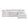 Terra Condo Lounge Modular Sectional Livesmart Fabric Cream by Moe's Home Collection