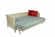 [Floor Sample] Futon Frame - Full Size - Adriana Antique White Wall Hugger by Strata Furniture