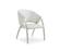 Modrest Rabia Modern White Leatherette Accent Chair by VIG Furniture