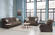 Bennett Armoni Brown Sofa, Love & Chair Set by Bellona
