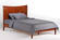 K Series Blackpepper Cherry Platform Bed by Night & Day Furniture