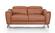 Divani Casa Danis - Modern Cognac Leather Brown Loveseat by VIG Furniture
