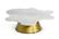 Modrest Gabbro Low - Glam White Marble and Gold Coffee Table by VIG Furniture