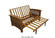 Manhattan Cherry Oak Wood Futon Frame by Gold Bond
