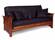 Manhattan Cherry Oak Wood Futon Frame by Gold Bond