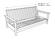 Premium Solid Navy Futon Cover by Prestige