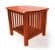 Mission Teak End Table by J&M Furniture