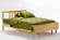 P Series Thyme Natural Platform Bed by Night & Day Furniture