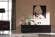 TV023 Dark Oak TV Stand Black by J&M Furniture