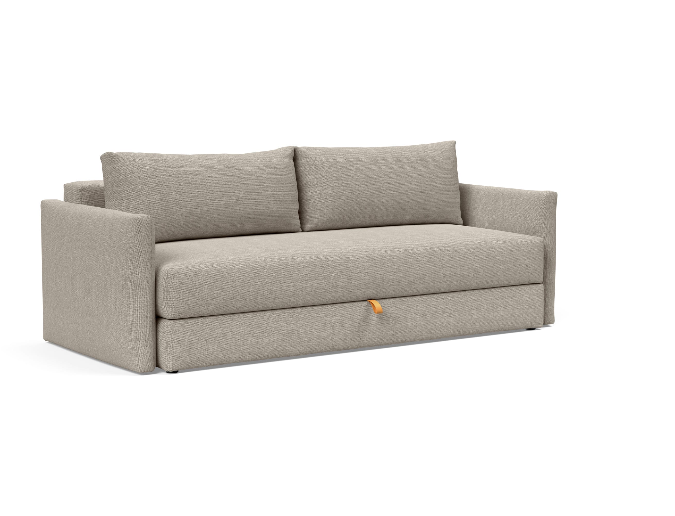Tripi Sofa Bed w/Arms (Full Size) Kenya Gravel by Innovation