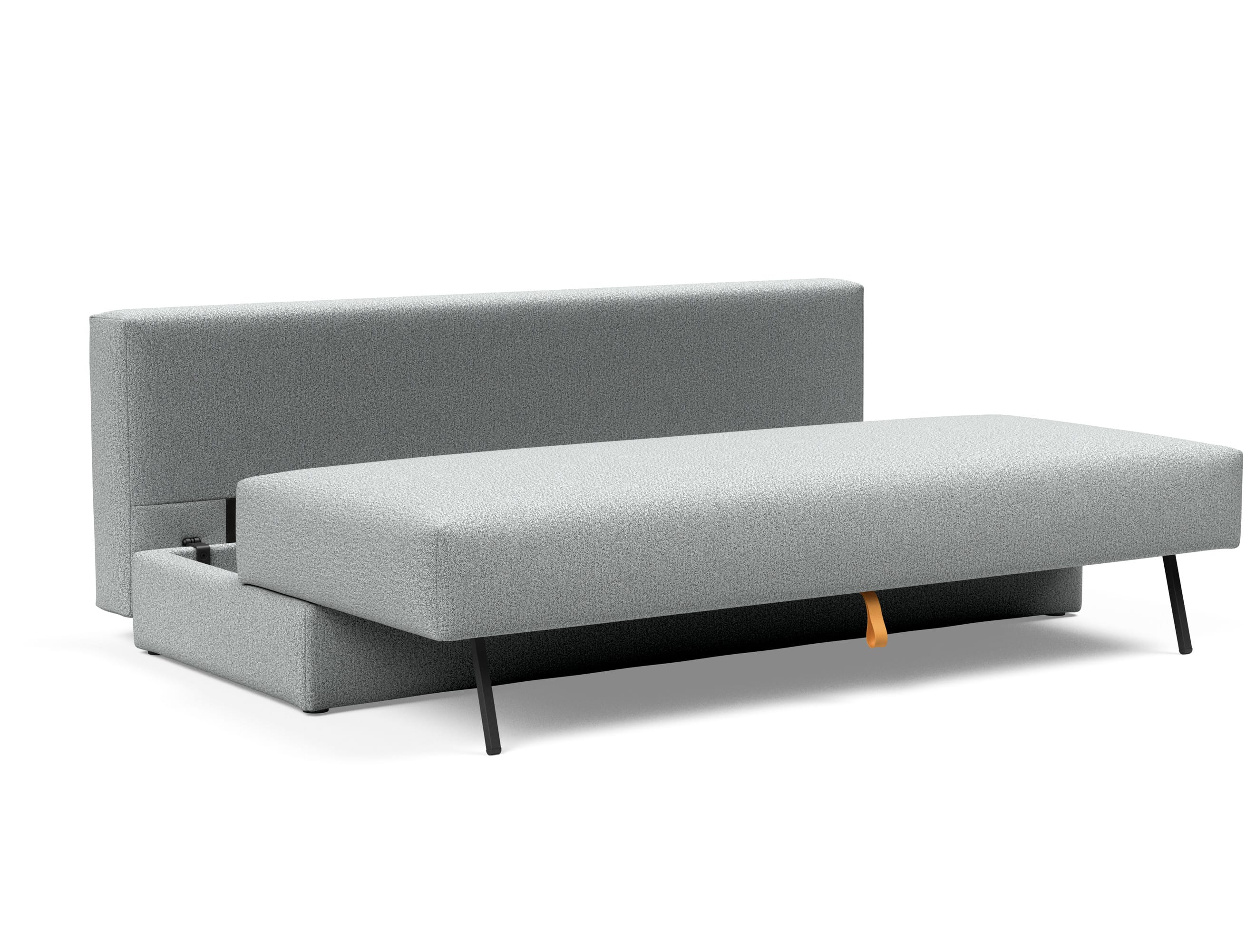 Osvald Sofa Bed (Full Size) Melange Light Gray by Innovation