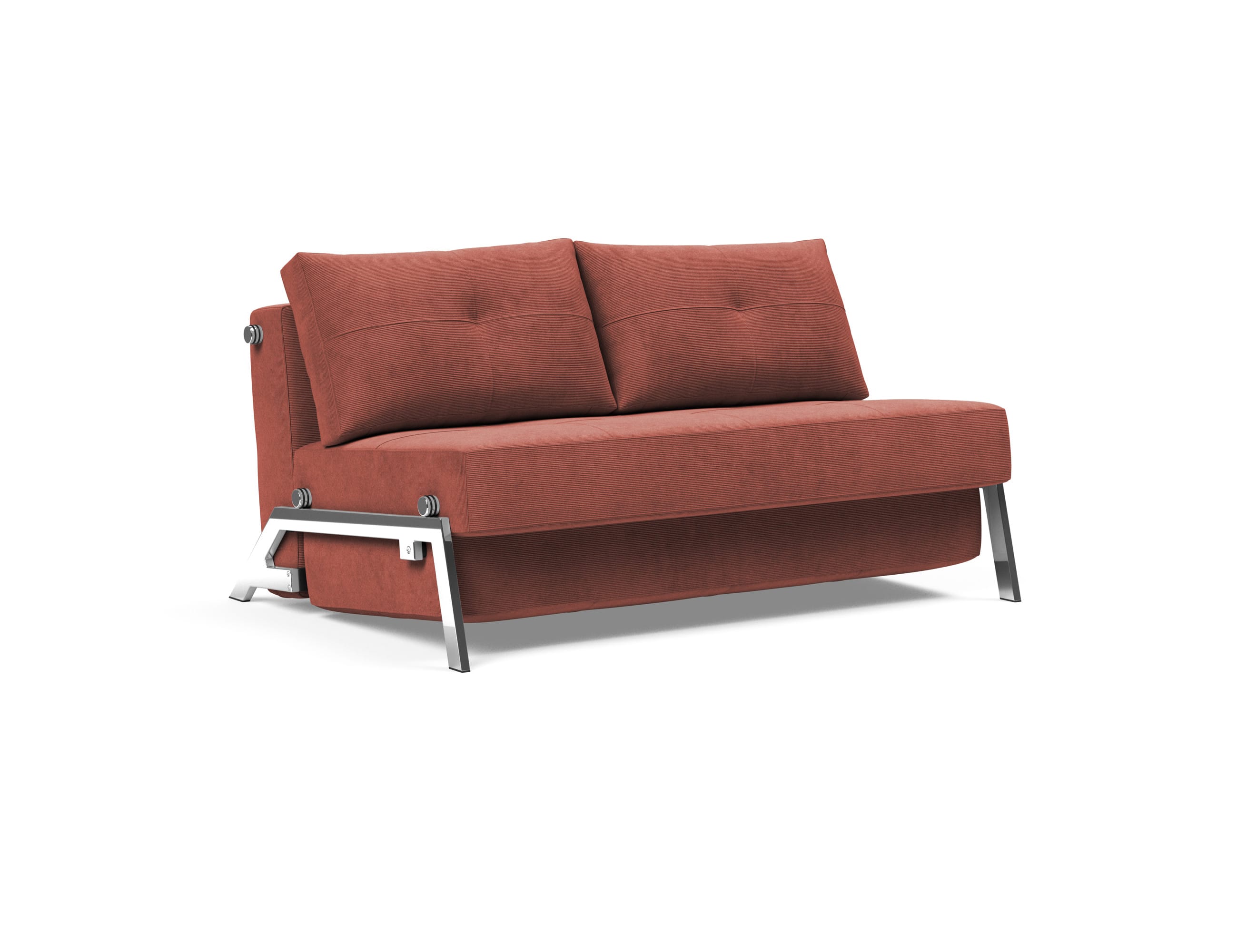 Cubed Deluxe Sofa Bed (Full Size) Cordufine Rust by Innovation