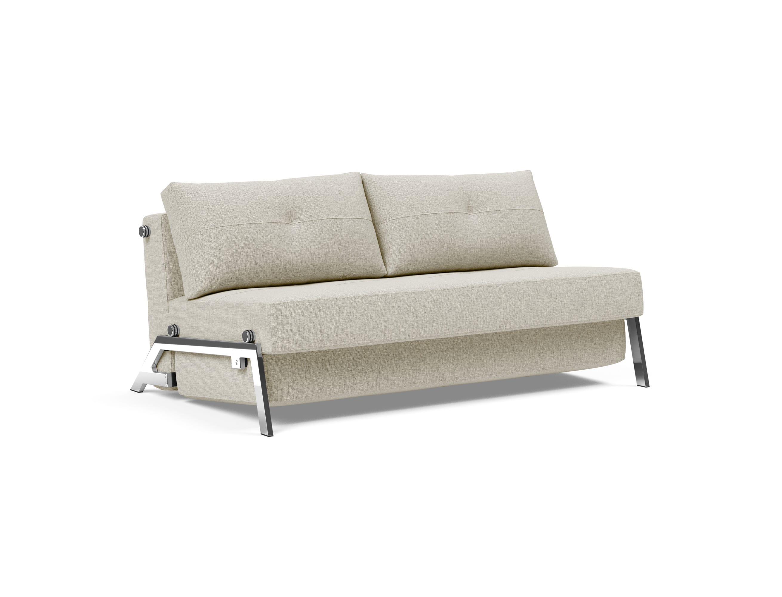 Cubed Deluxe Sofa Bed (Queen Size) Mixed Dance Natural at Futonland
