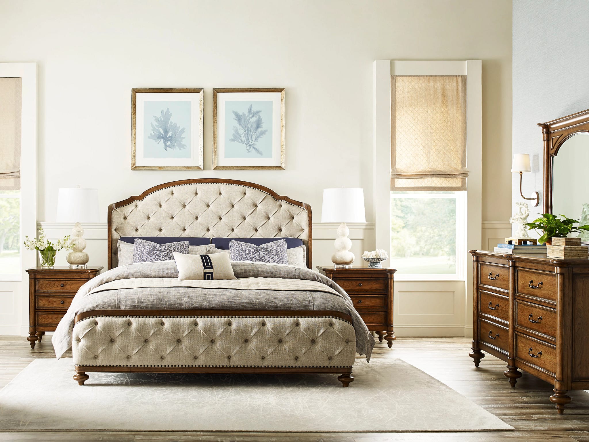 Berkshire Glendale Upholstered Shelter Bed
