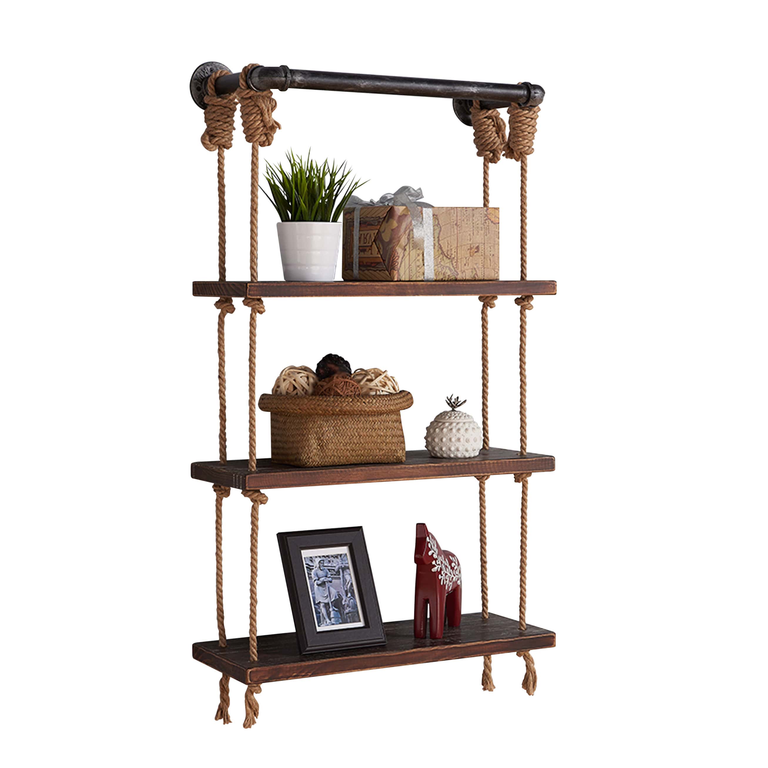 Miri Walnut Large Shelf by Moe's Home