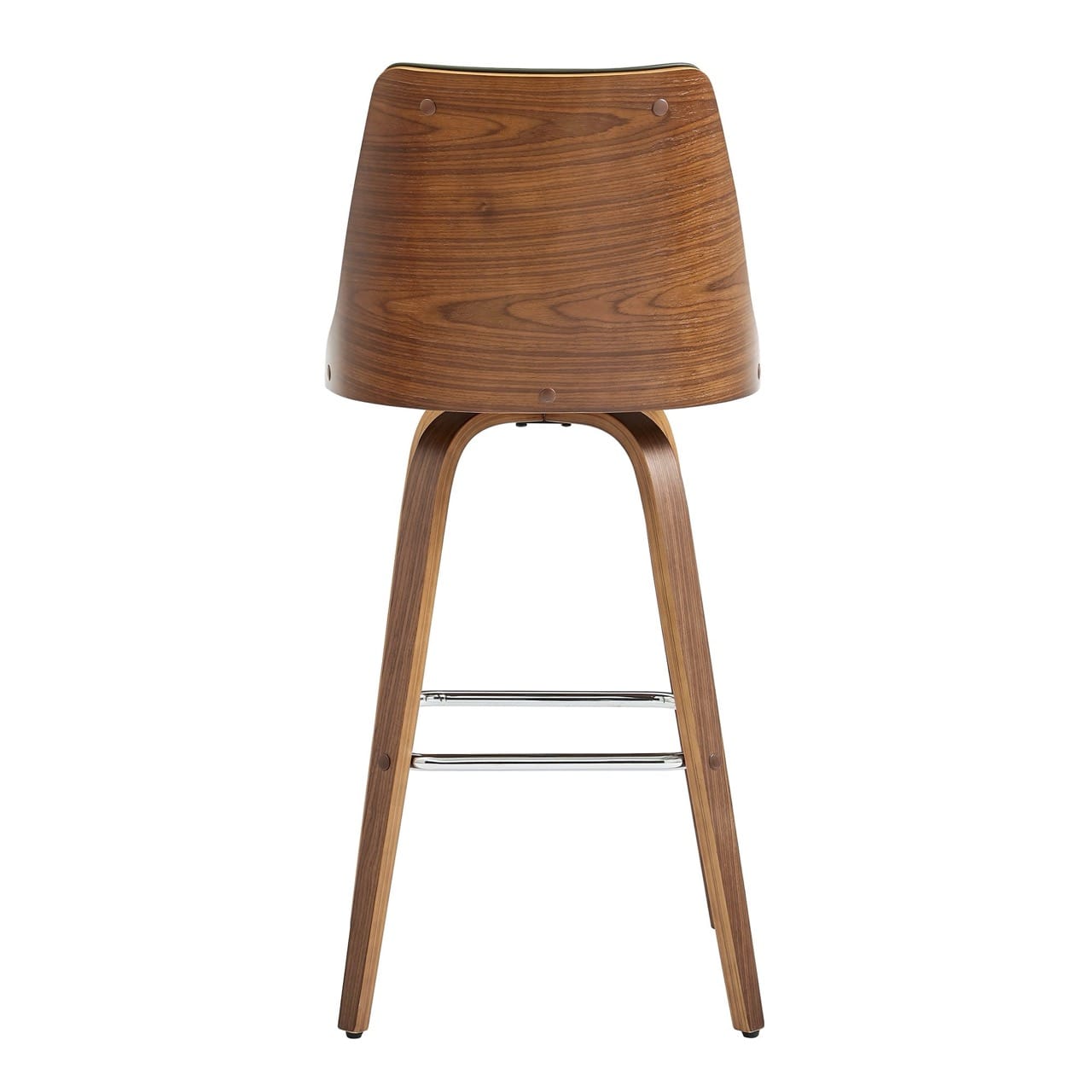 Armen living vienna cheap height barstool walnut wood