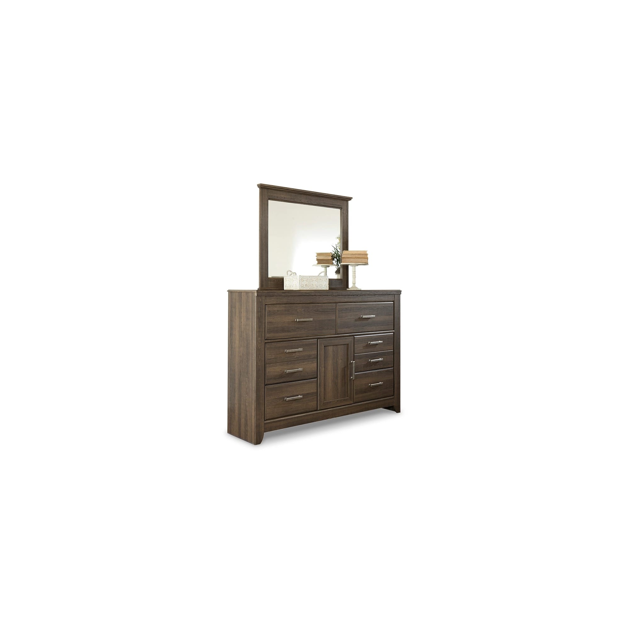 Juararo - Dark Brown - Poster Bedroom Set at Futonland