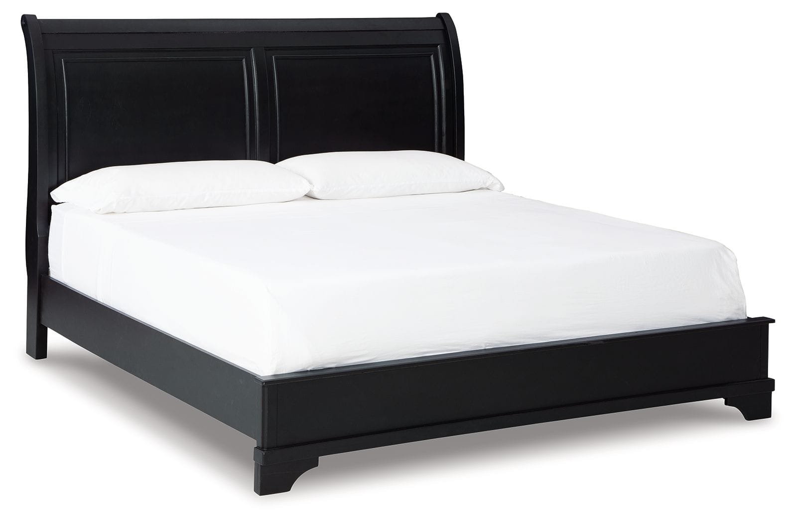 Chylanta - Black - Sleigh Bedroom Set at Futonland