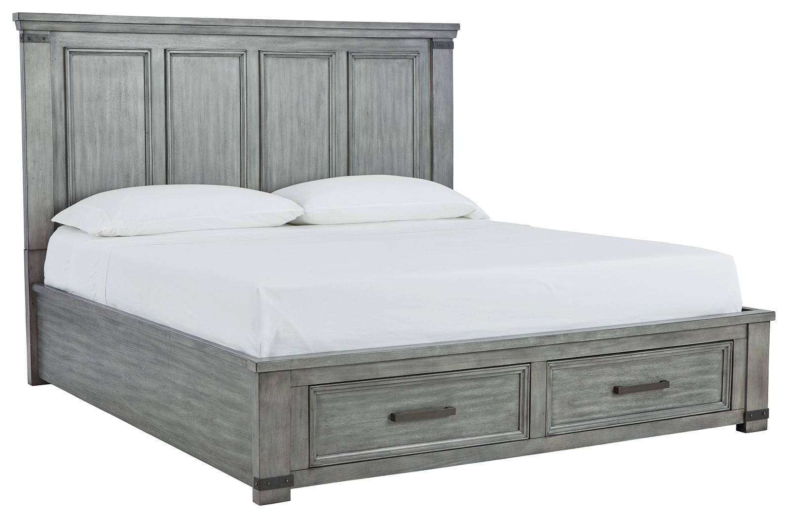 Russelyn - Gray - Storage Bedroom Set at Futonland