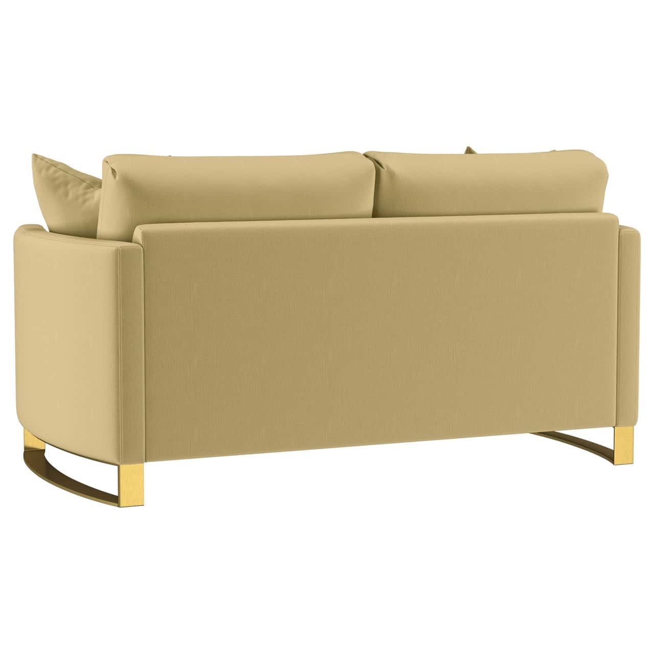 Corliss Upholstered Curved Track Arm Loveseat - Thumbnail 3