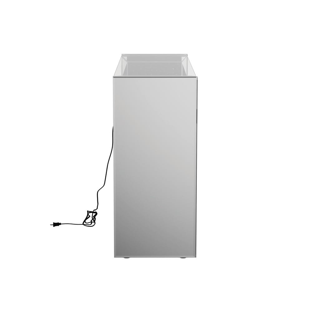 Edna 1-shelf Console Table Silver at Futonland