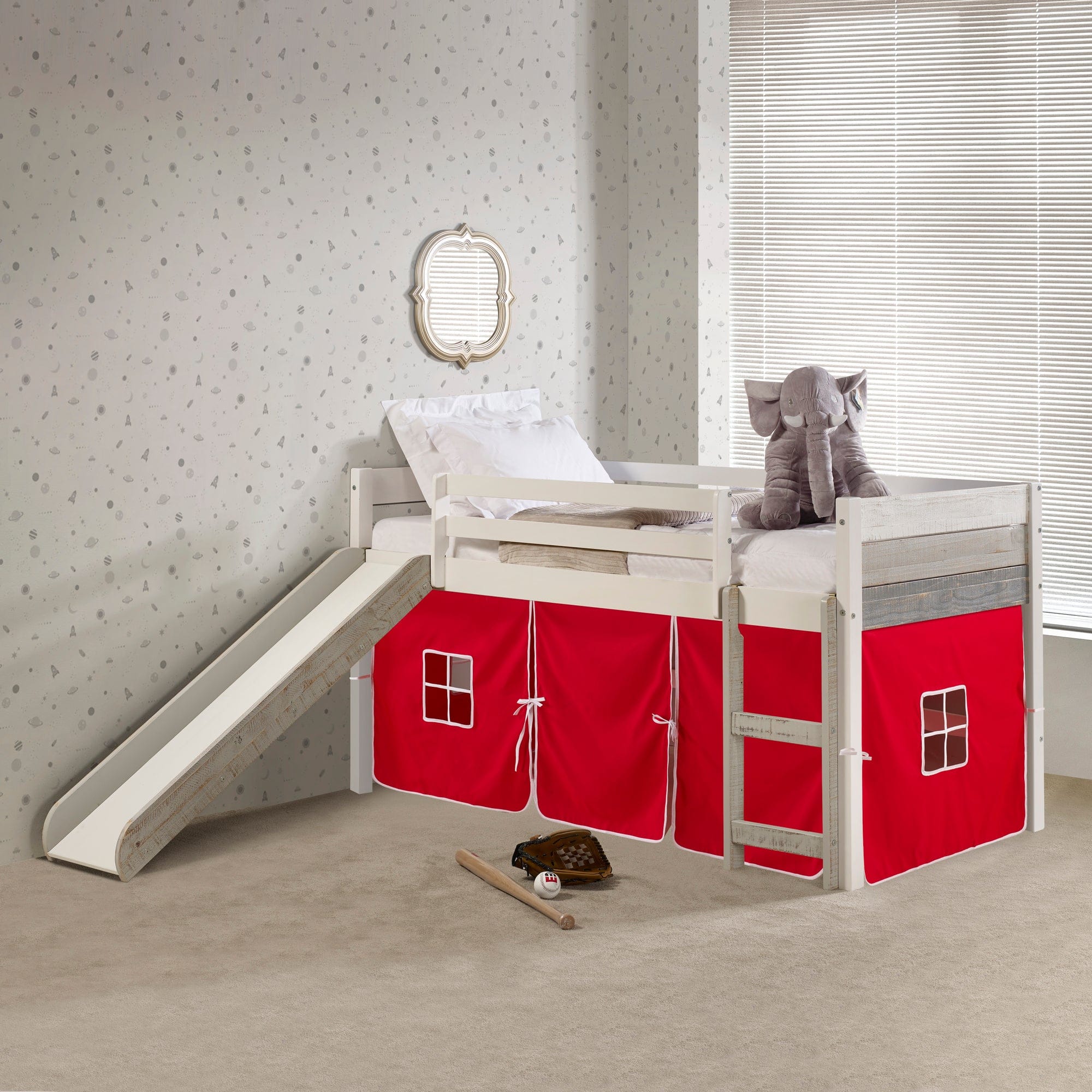 Donco full house grey 2024 two tone finish low loft