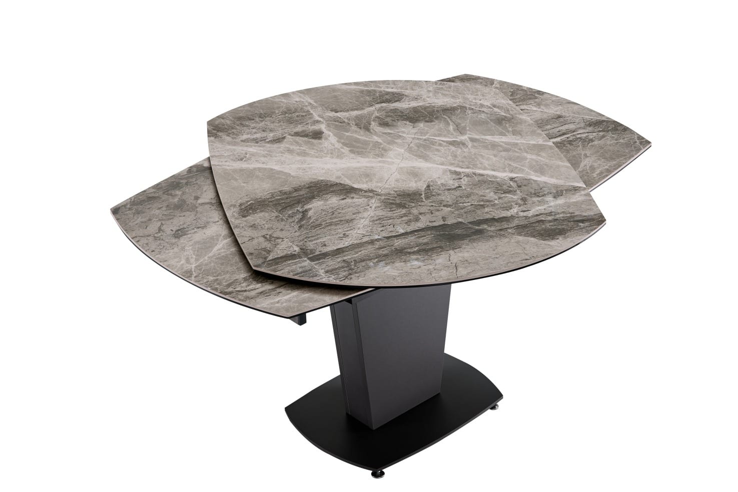 2417 Gray Taupe Marble Top Dining Table