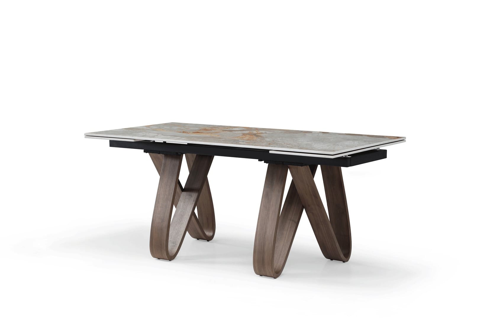 9086 Brown Dining Table w/2 16" Extensions - Thumbnail 2