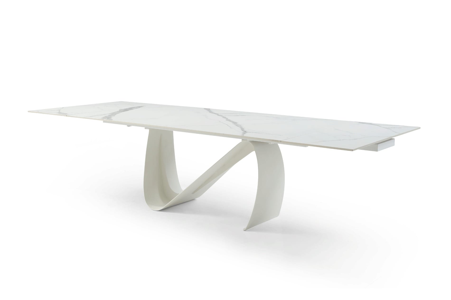 9087 Ceramic White Dining Table