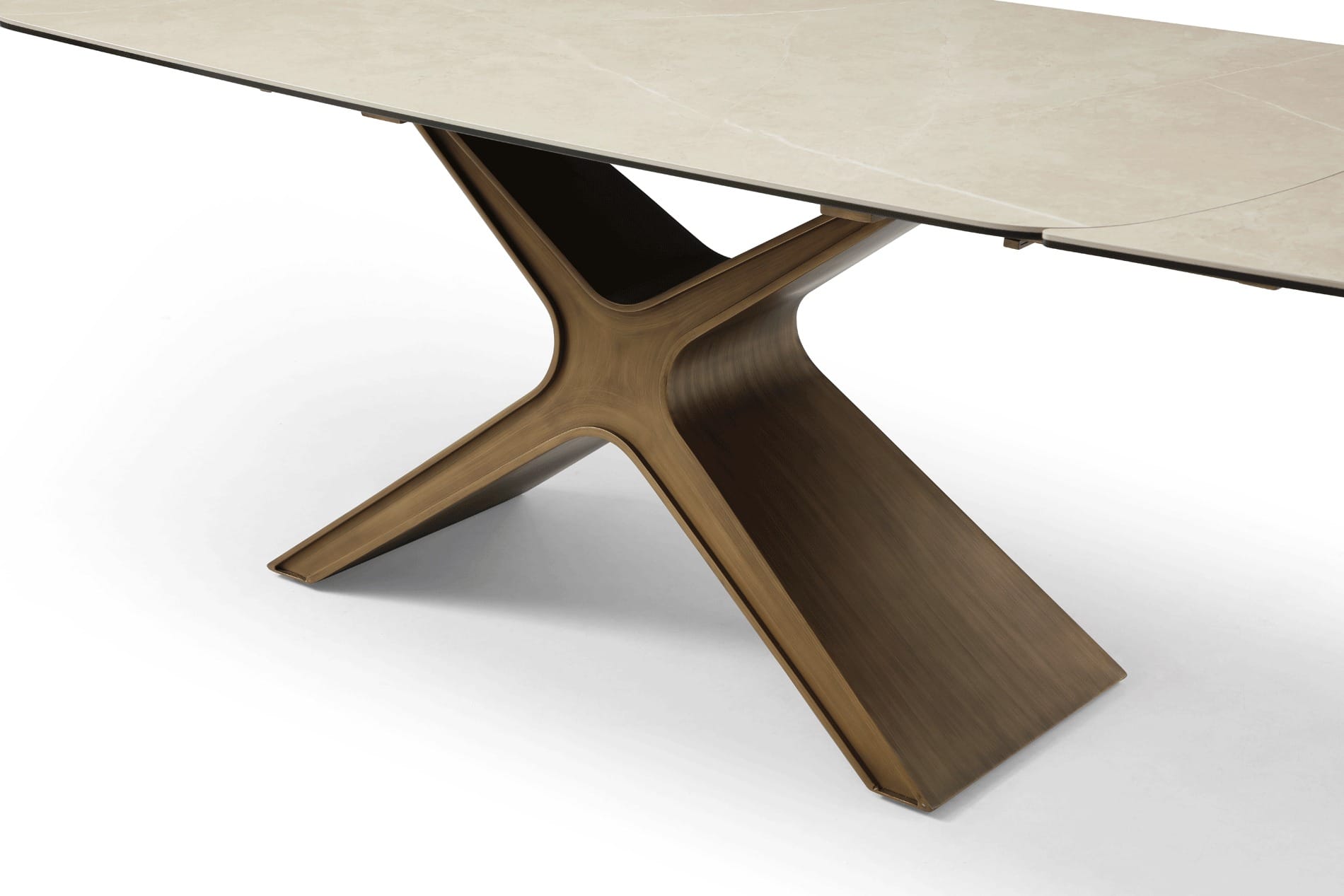 9368 Extendable Ceramic Top Dining Table - Thumbnail 3