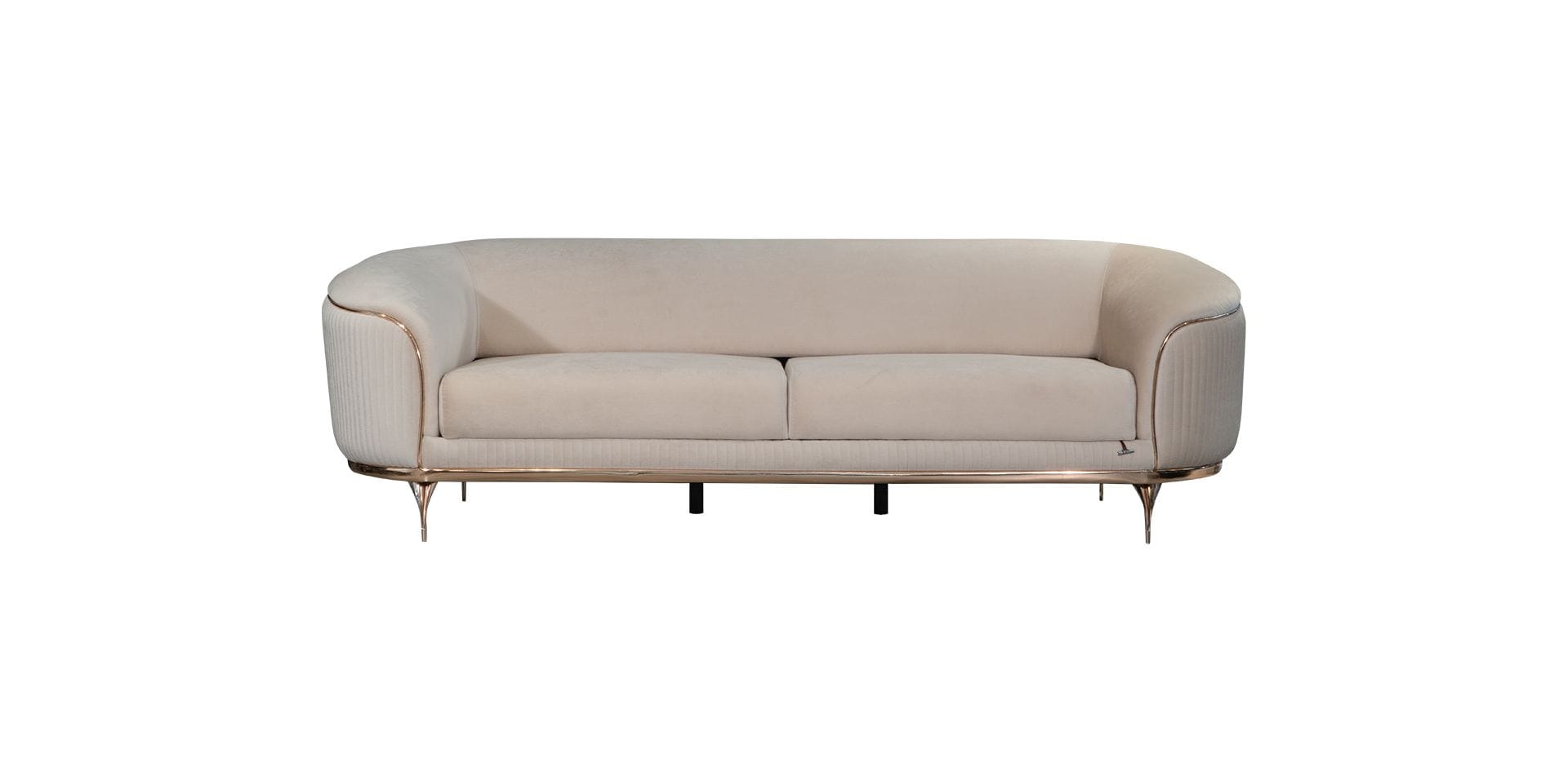 Pandora 3 Seat Sofa, Cream by Furnia Furniture