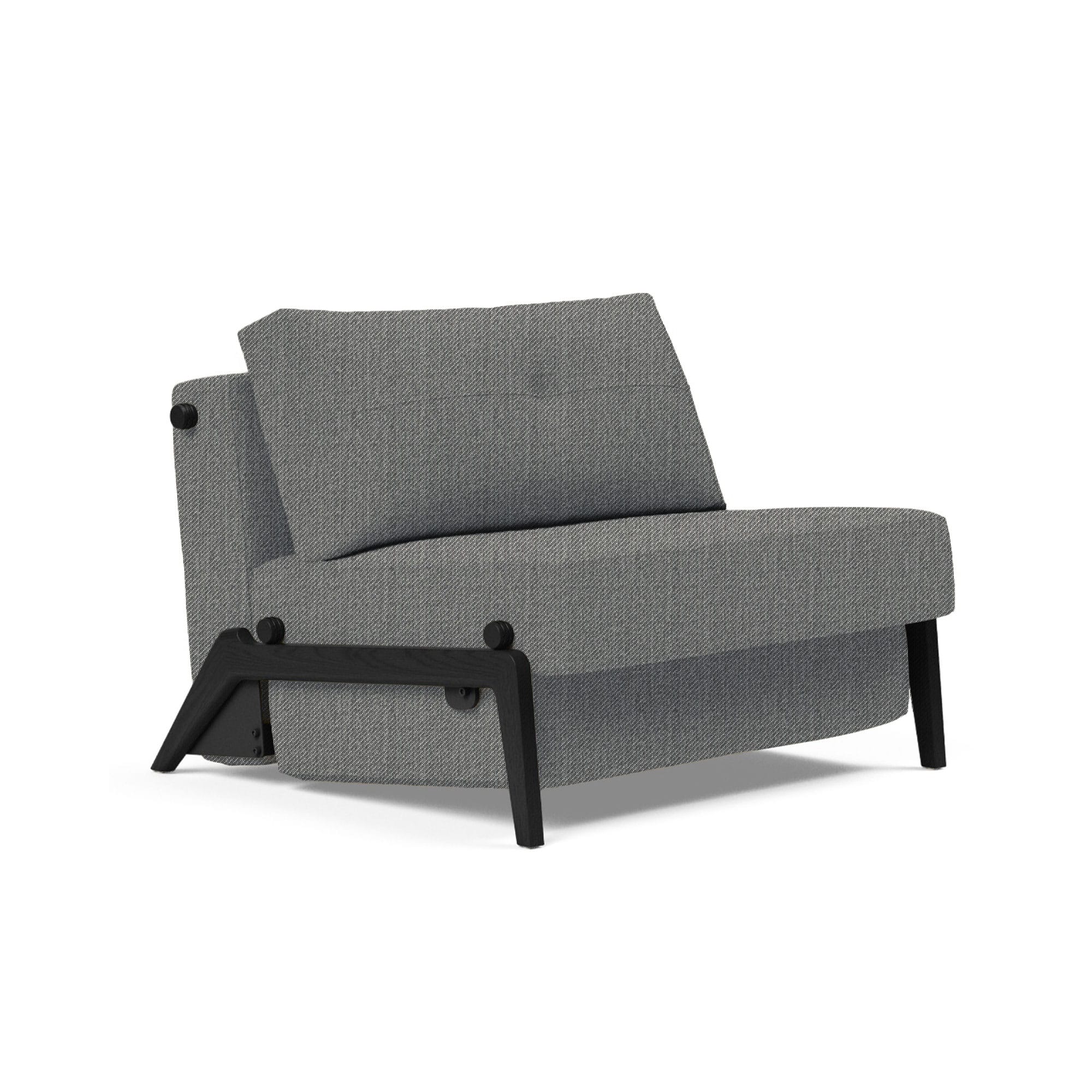 Flip Chair Bed Small Gray (Chicago 95) by Prestige