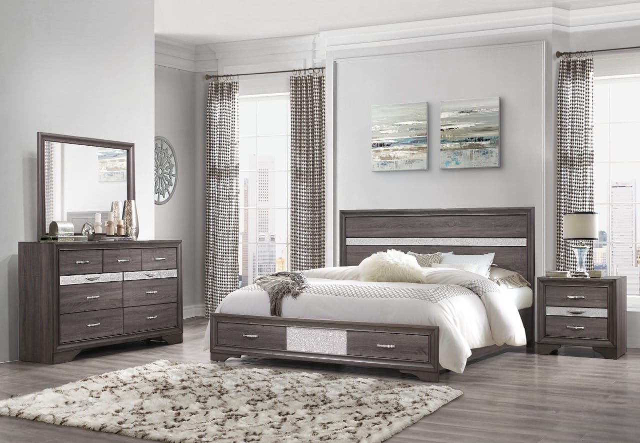 Seville Grey Bedroom Set